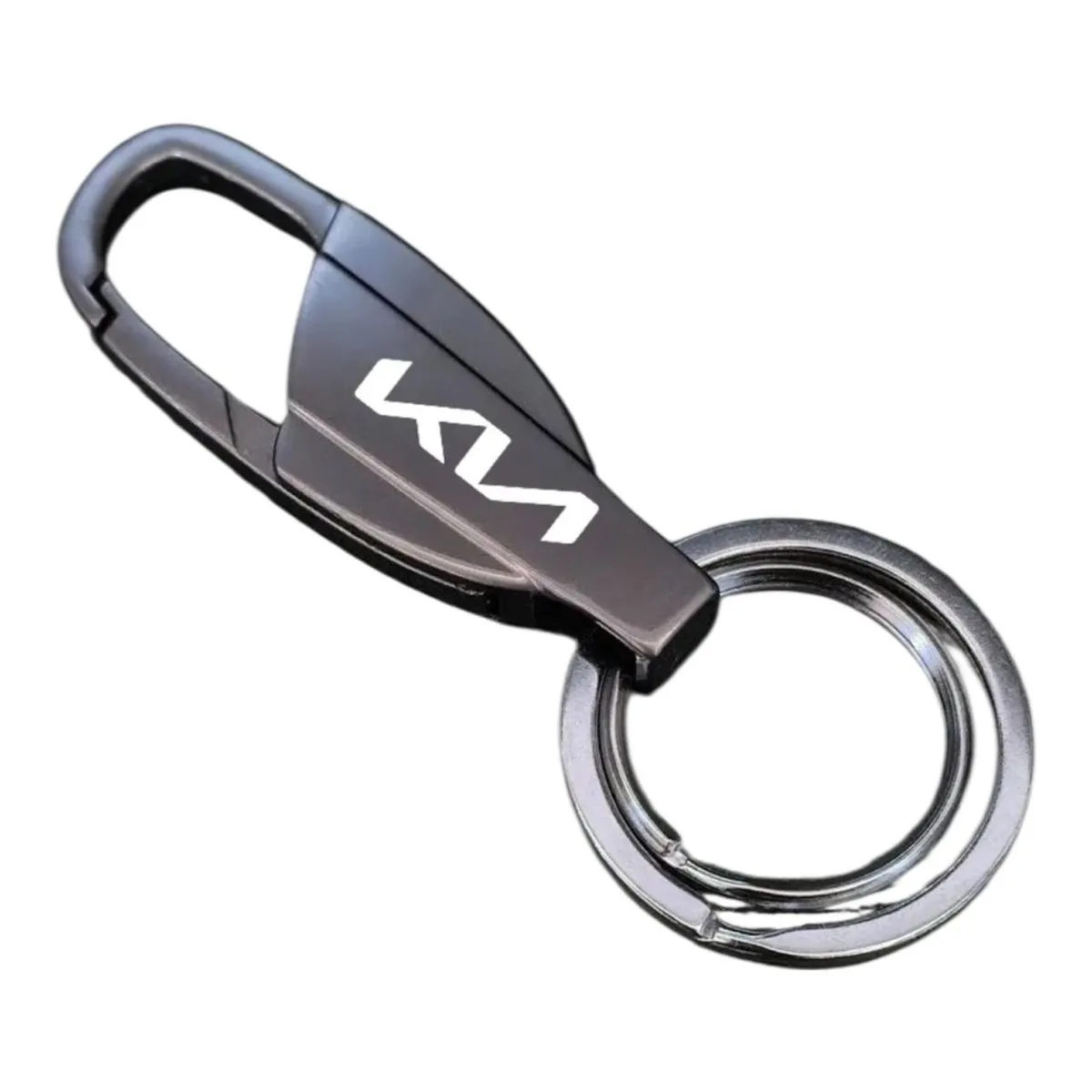 KIA Logo Keychain - Premium Metal Carabiner Key Ring for KIA Drivers