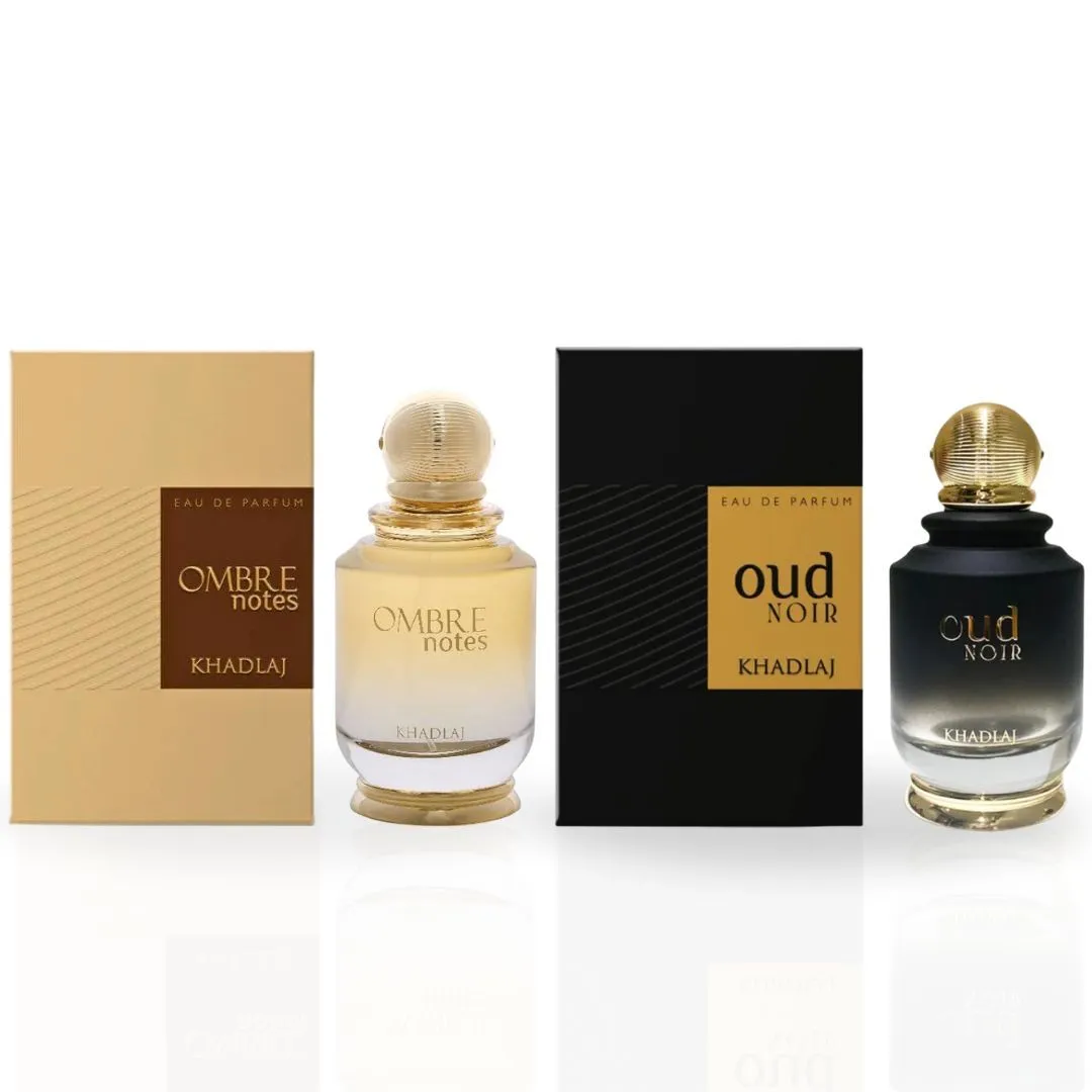 Khadlaj Bundle - Ombre Notes & Oud Noir | Unisex Fragrances | 2 x 100ml EDP