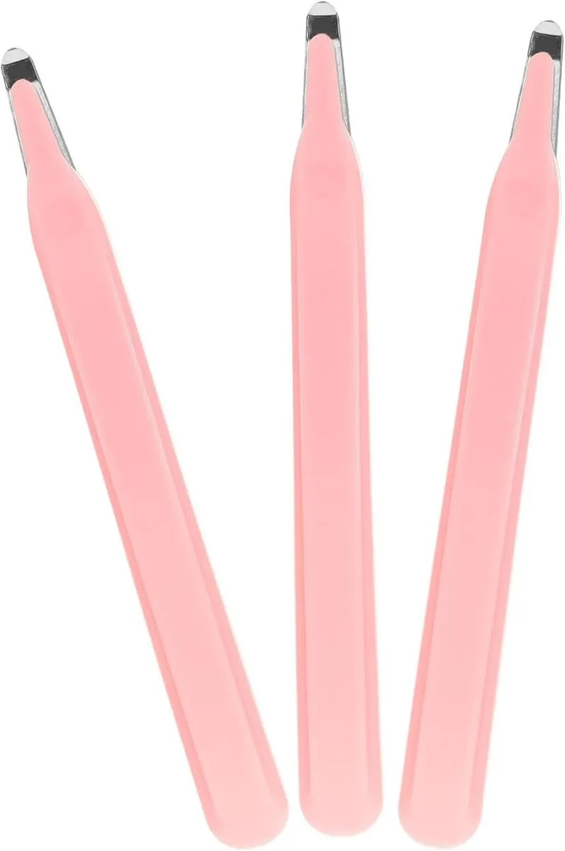 3pcs Pink Staple Remover Tool Set Pen Type Staple Puller Extractor