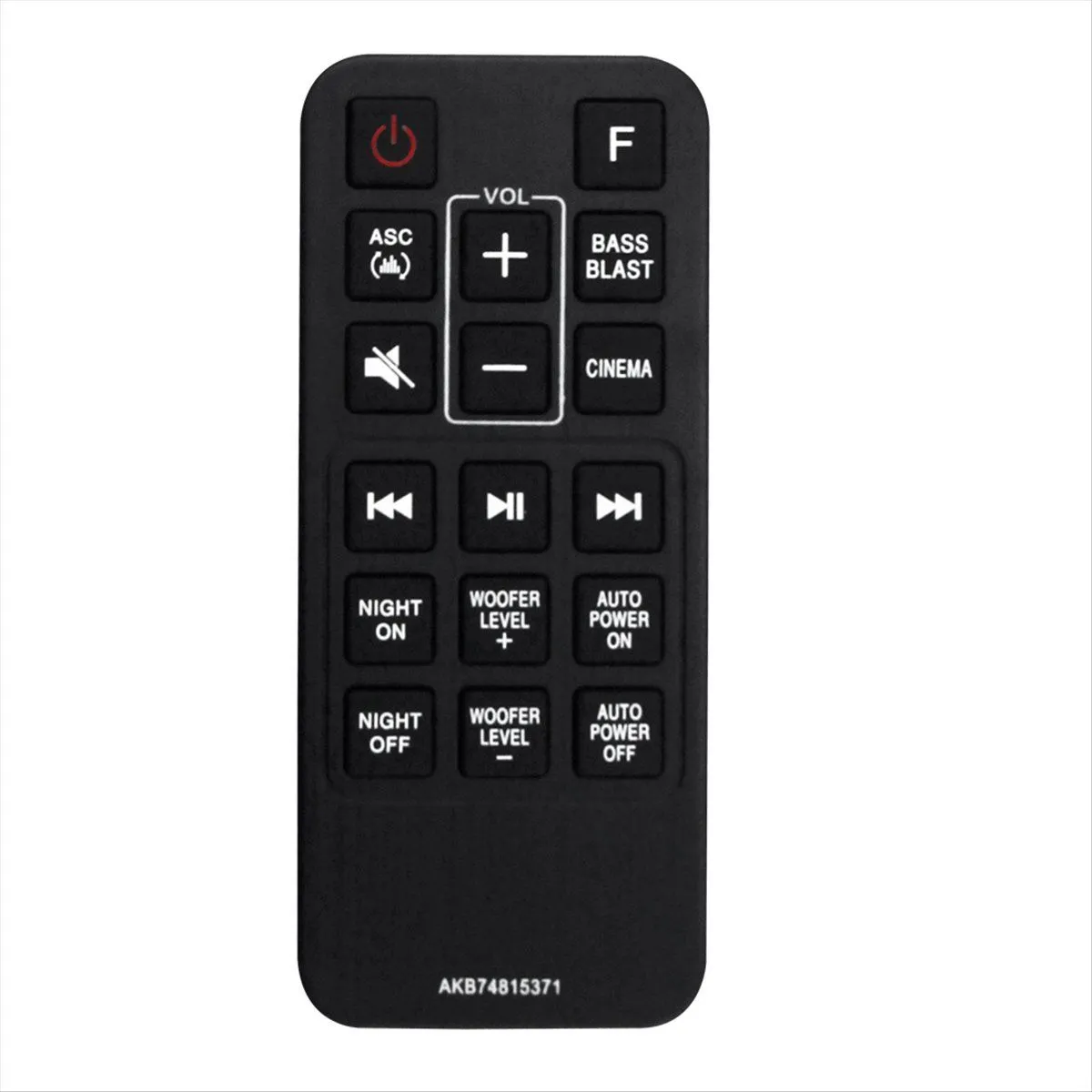 AKB74815371 Replace Remote Control for Sound Bar SJ3 SJ4 SPJ4B-W