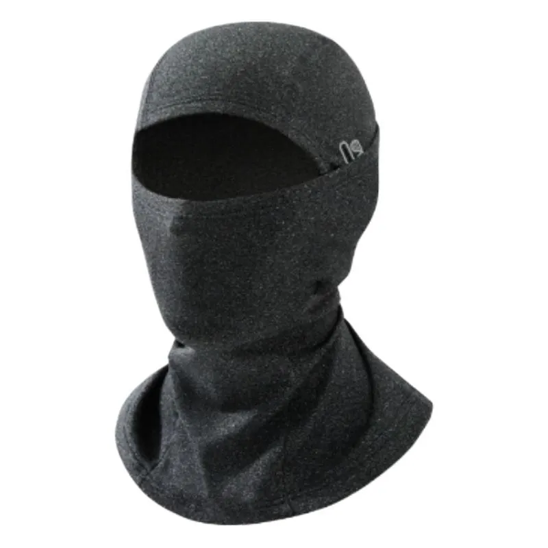 Windproof and Cold-Proof Mask, Warm Headgear with Eyeholes,Dark Gray