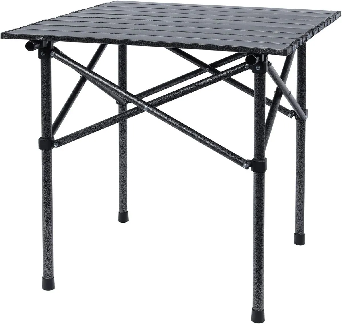 Outdoor Portable Compact Aluminum Folding Table For Camping & Picnics - Black