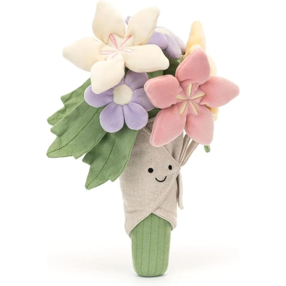 Bouquet Floral Plush Toy - Fun Decoration and Gift - 30cm