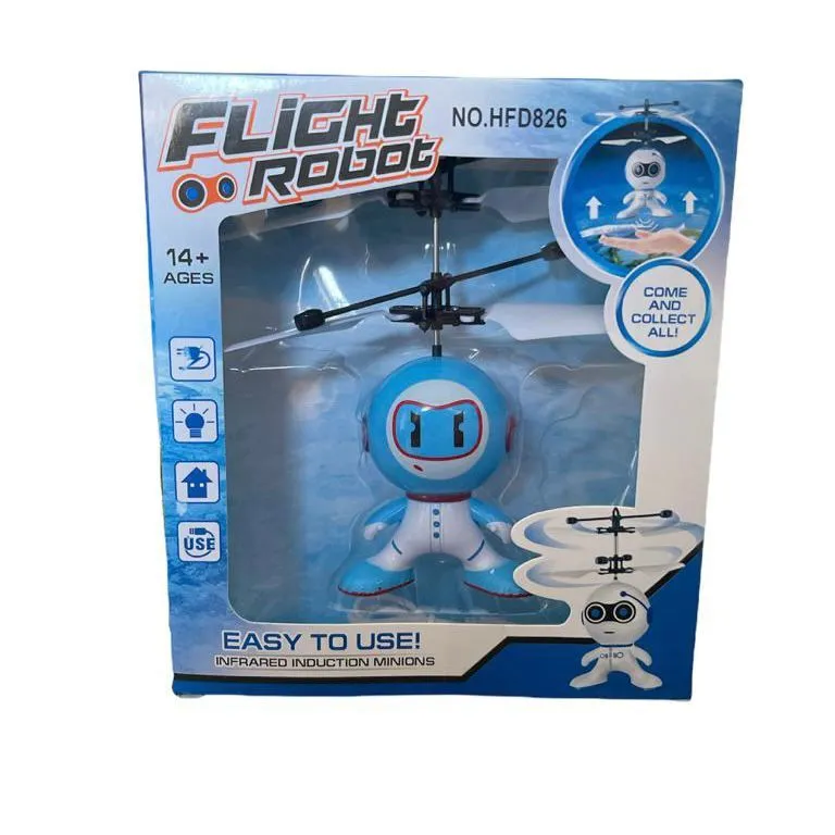 Toys- Flight Robot Hand Controlled Fun Toy - Blue