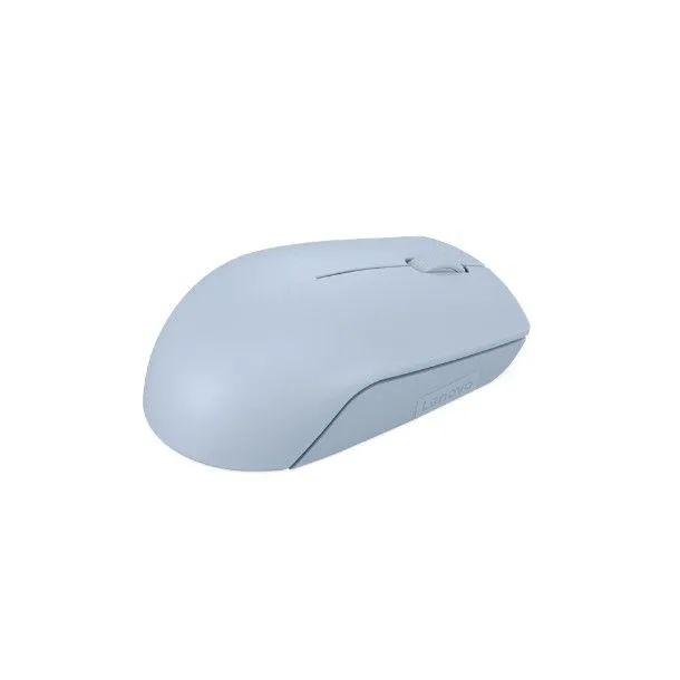 Lenovo 300 Wireless Compact Mouse (Frost Blue) with battery
