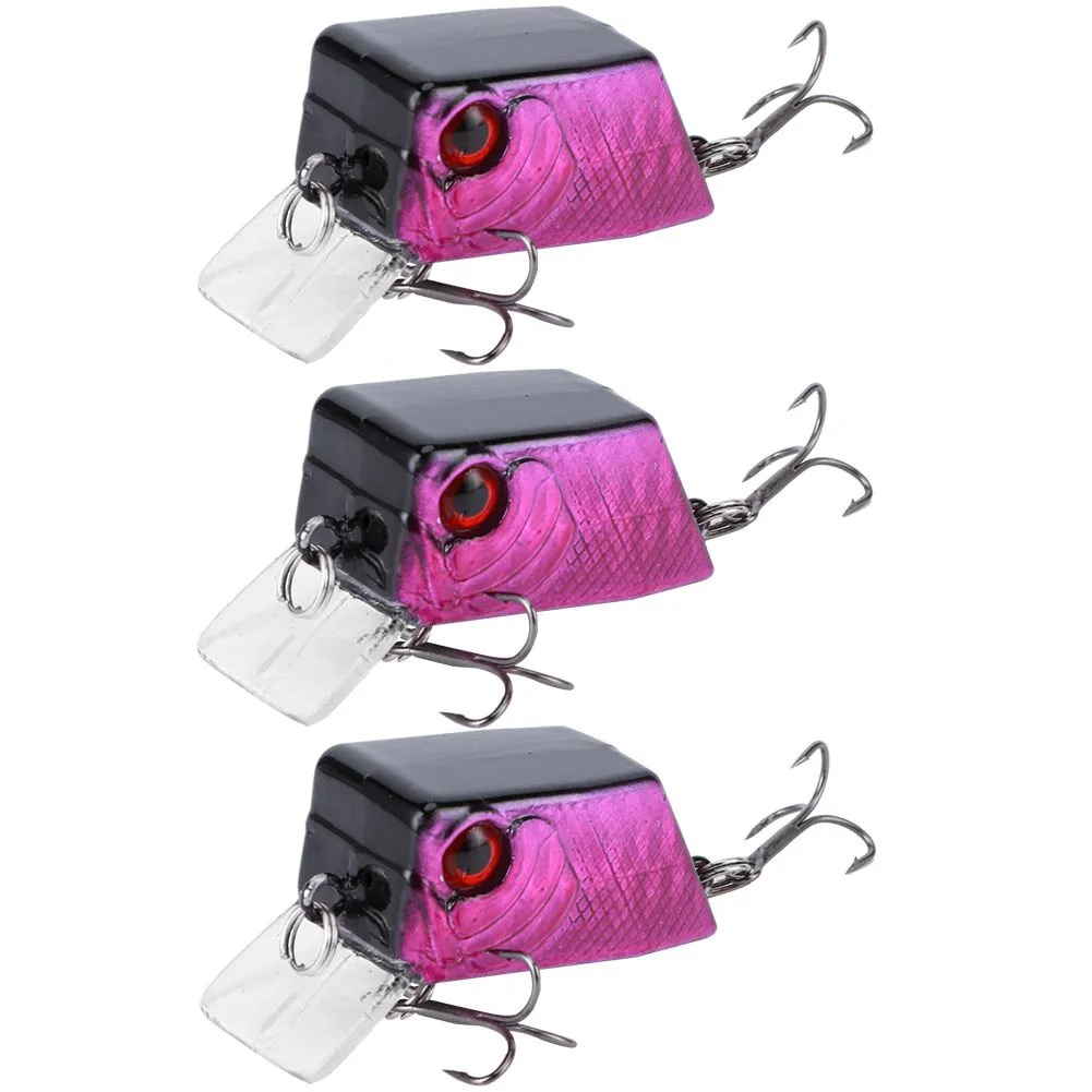 Square Mini Lure 5# Compatible with Most Reels Fishing Tackle