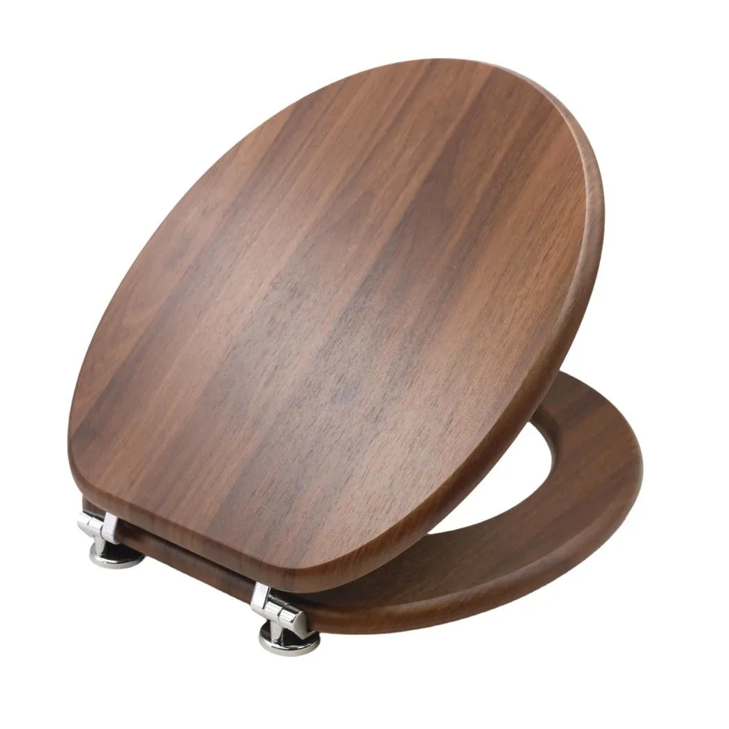 AIYI MDF Wooden Toilet Seats - Dark Brown