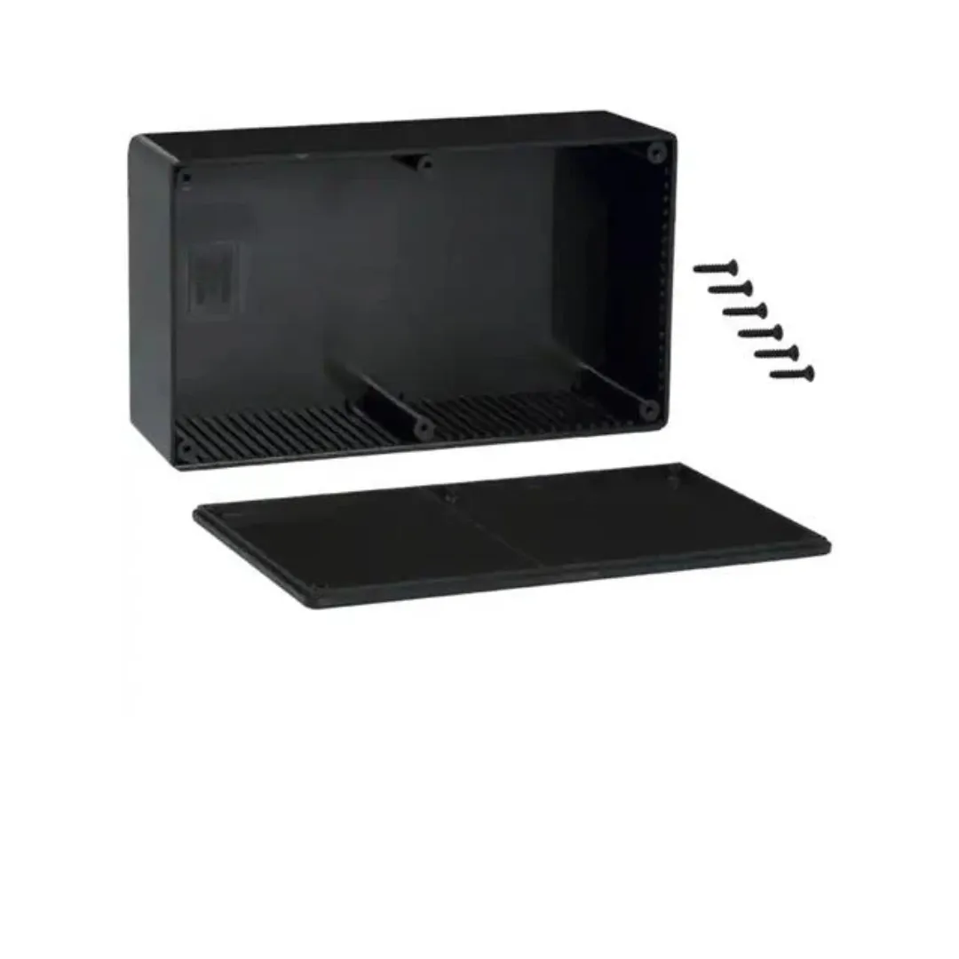 1591ESBK Polystyrene Enclosure 191x110x61mm Black IP54