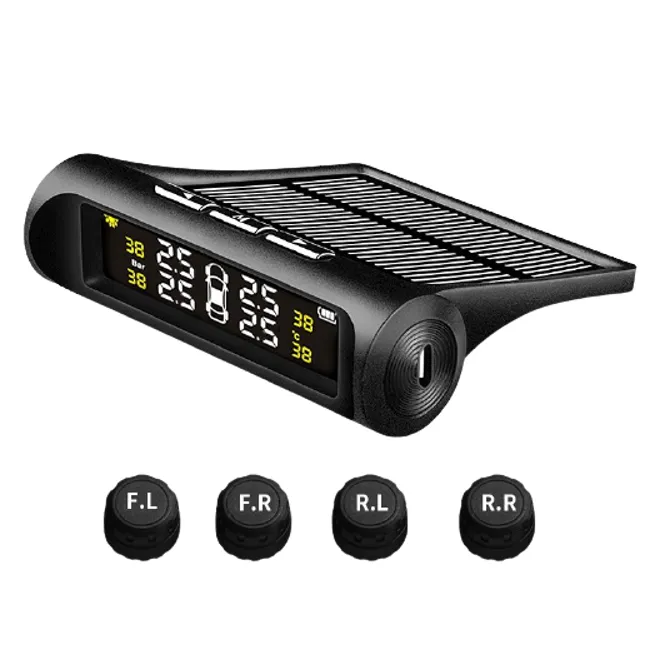 Solar Wireless Car TPMS - Tyre Pressure Monitoring System