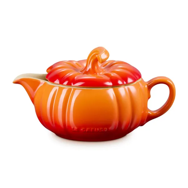 Le Creuset Pumpkin Gravy Boat - 400ml - Flame