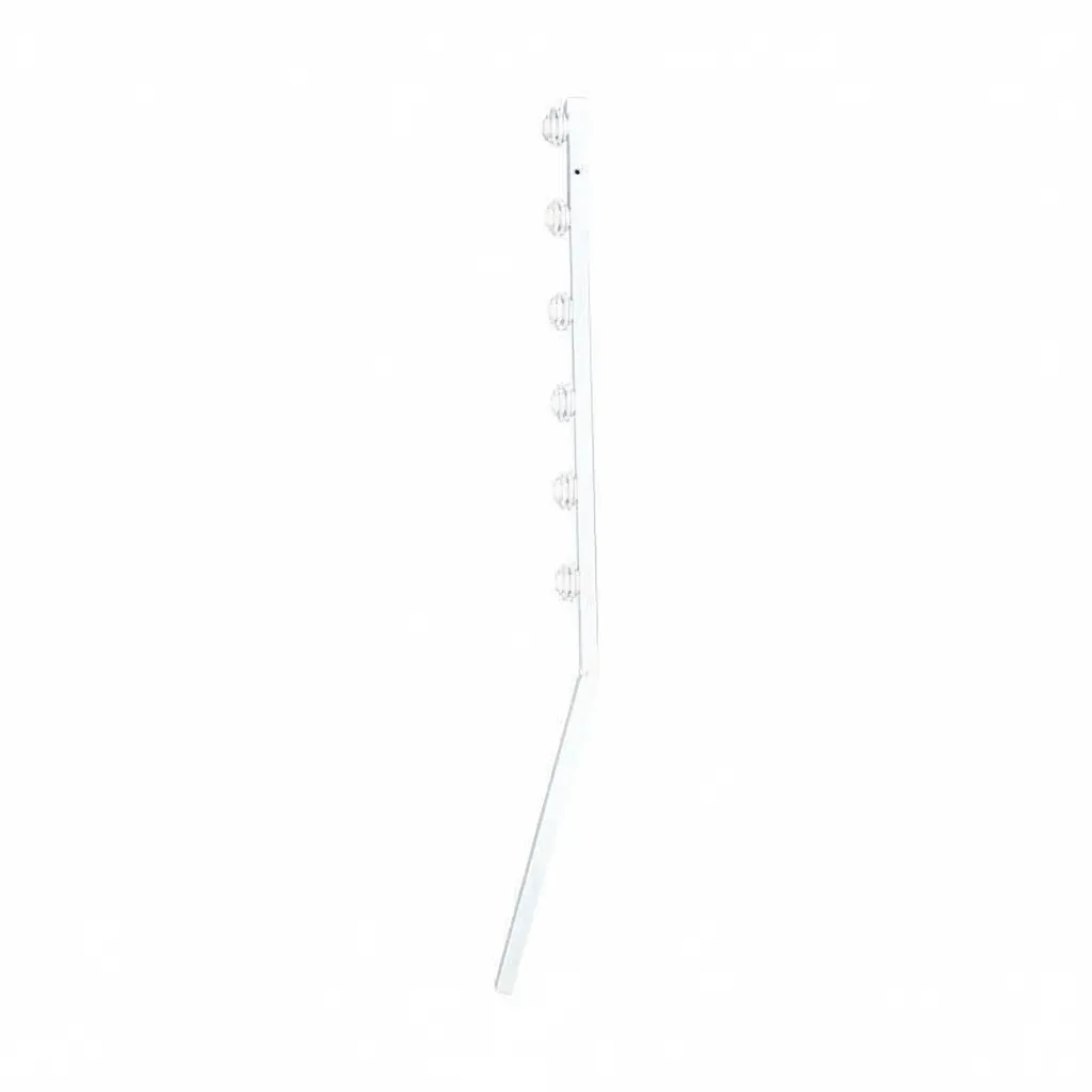Fence Pole 6-Line Angle Tube - Versatile White Tube for Indoor/Outdoor Use