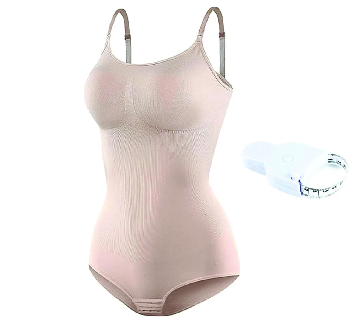 Women Shapewear Waist/Tummy Trainer Triangular Body Suits Clothing- BEIGE