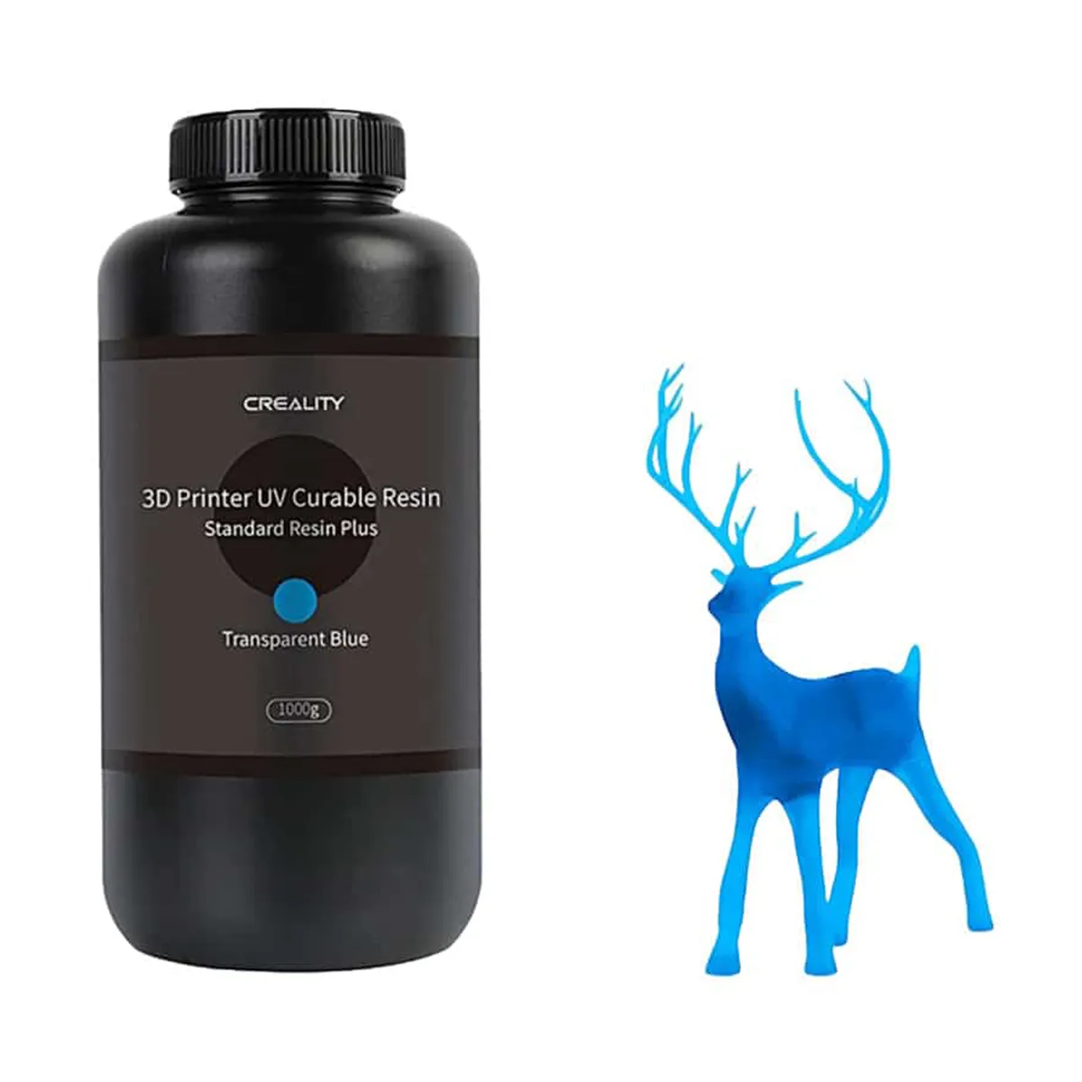 Creality LCD 3D Printer Resin 1kg - Blue Transparent