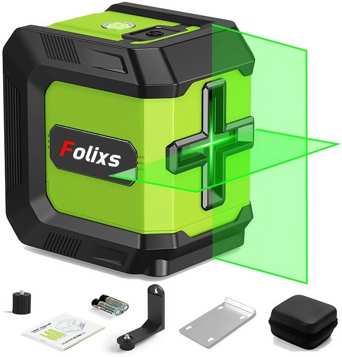 Folixs Laser Level, 360 Degree Dual Crosshairs, Automatic Self Leveling