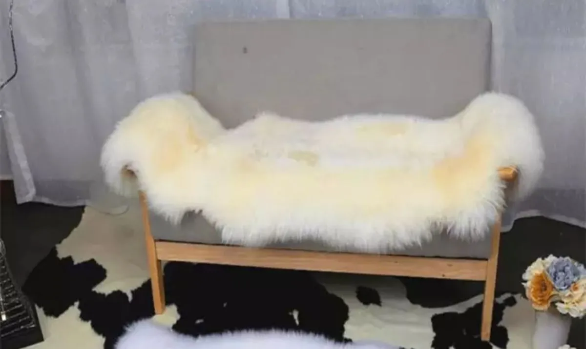 Fluffy Rug Carpet - Cream