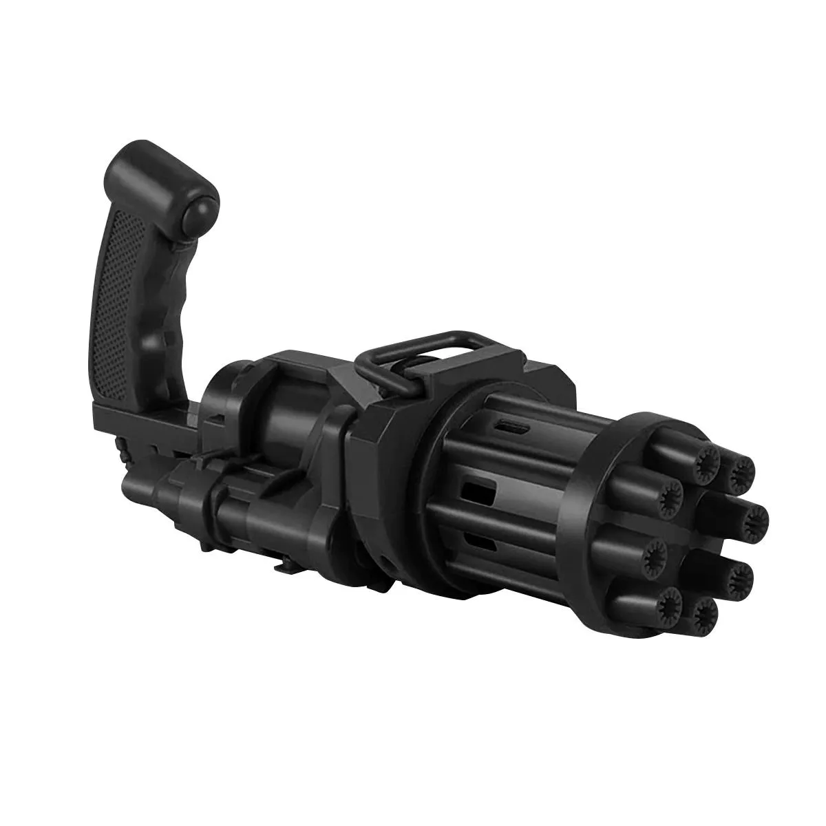 Playful Panda Automatic Electric Bubble Mini Machine Gun Toy - Black