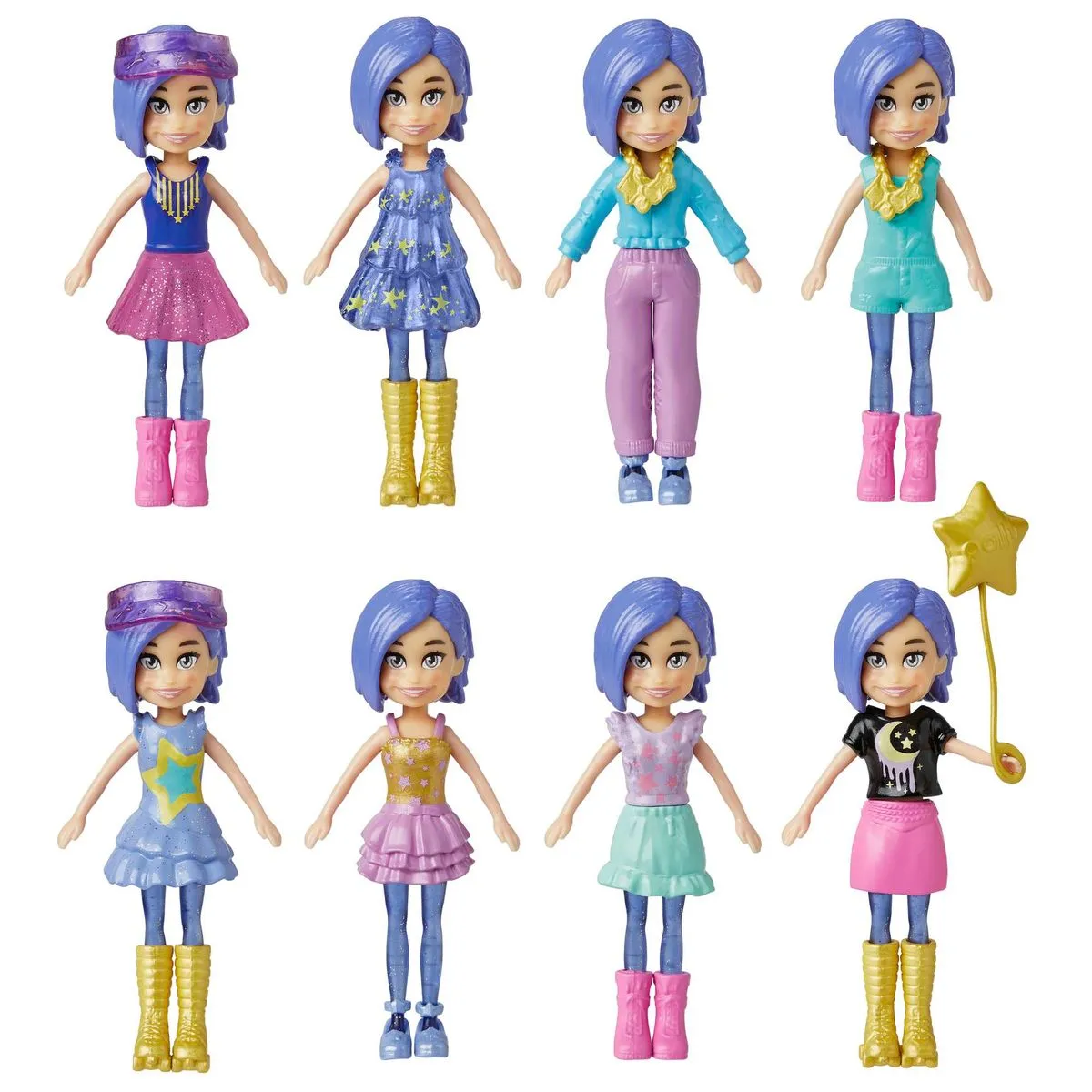 Polly Pocket Dolls With 18 Themed Accessories - Polly & Puppy Flower Pack