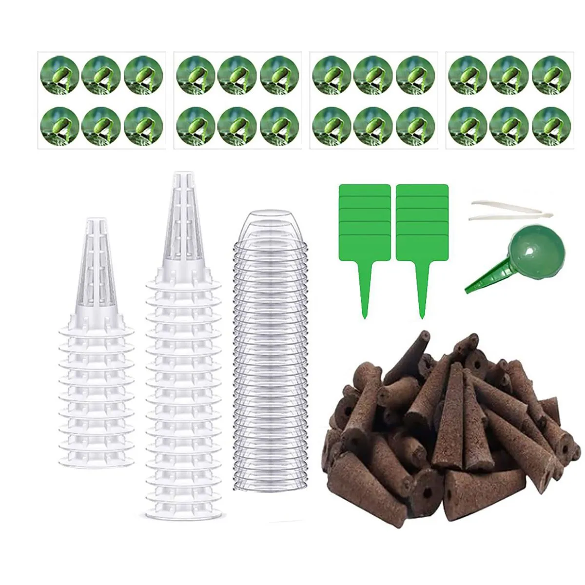 108 Pieces Hydroponic Pods Kit Grow Seed Pod Kit For Indoor Hydroponics