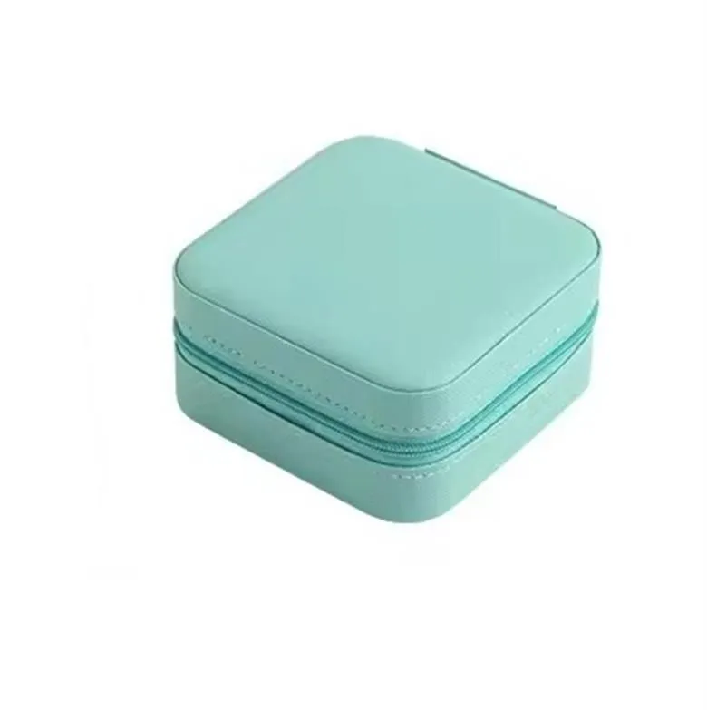 Portable Jewelry Travel Case Box Organizer - Green