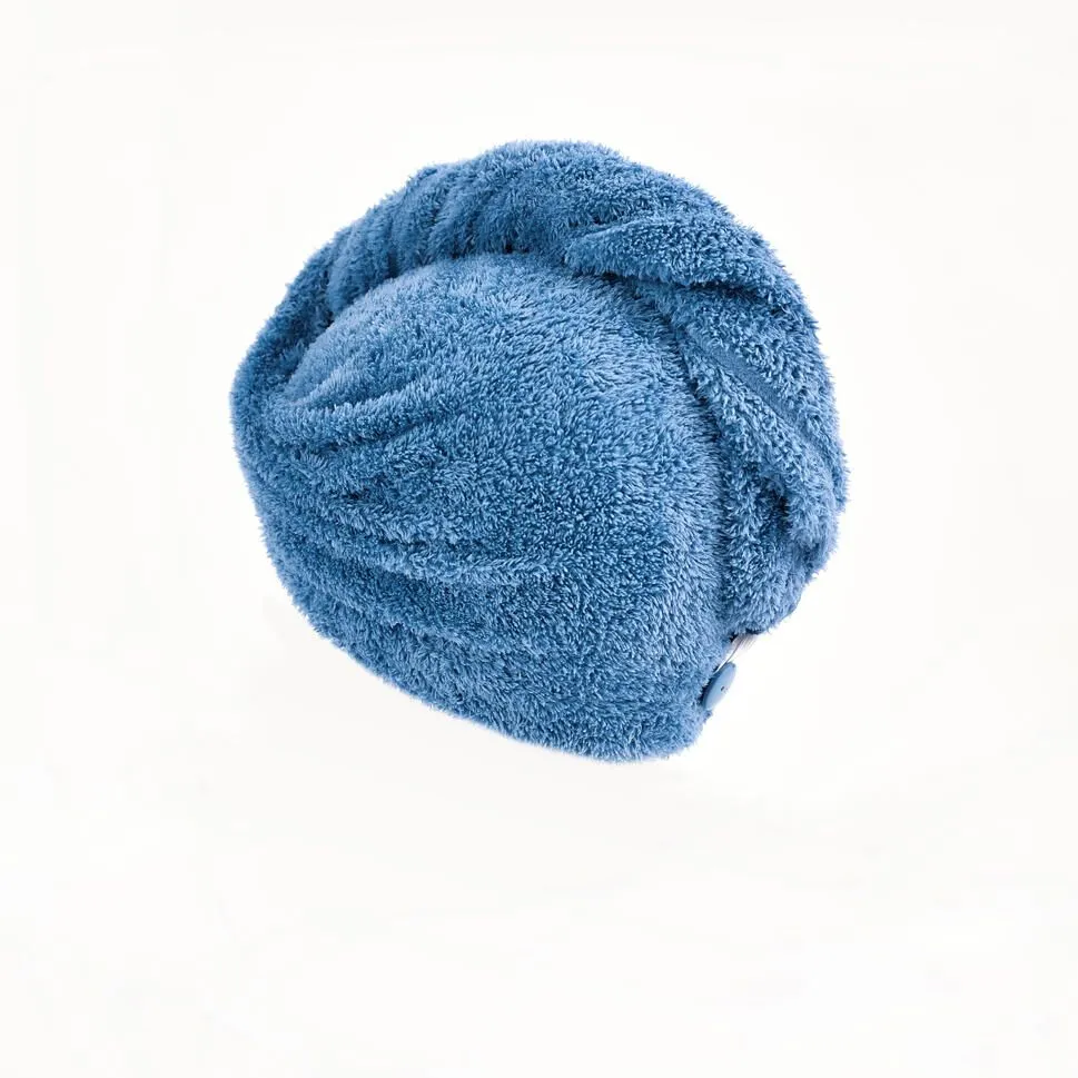 Nabaiji Swimming Soft Microfibre Hair Towel - Blue