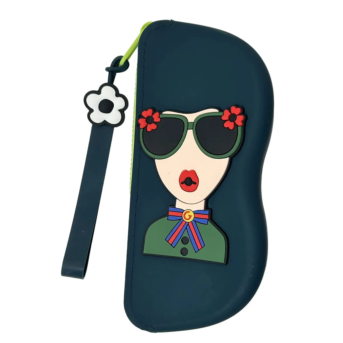 Cartoon Silicone Eyeglass Case Portable Sunglasses Storage Pouch