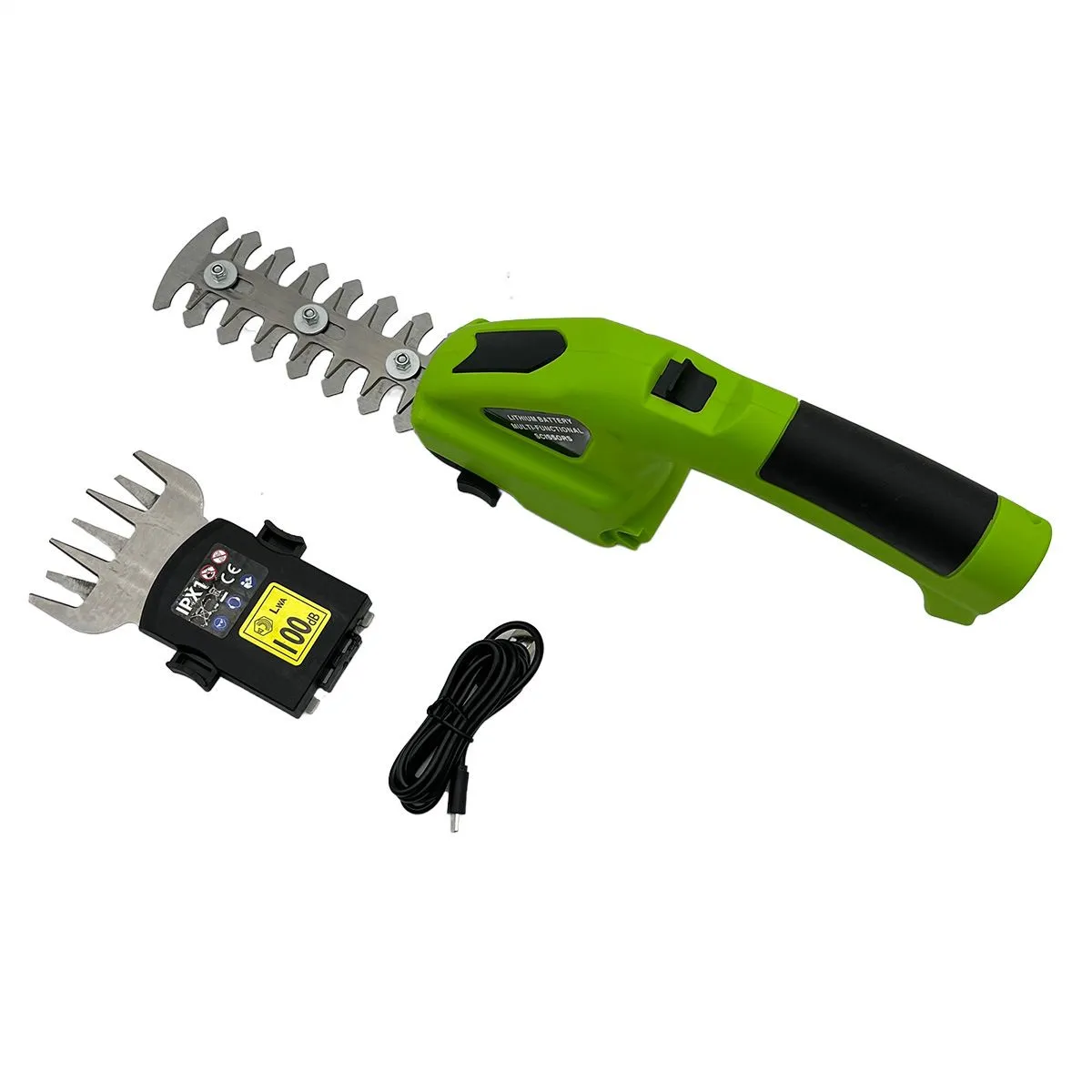 Electric Shrub Trimmer 2 in 1 Handheld Grass Trimmer Hedge Shears