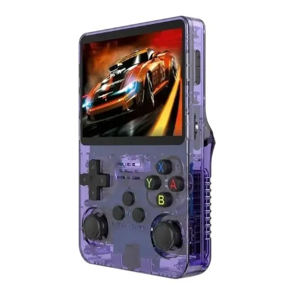R36S - Handheld Gaming Console With Extensive Game Library - Purple