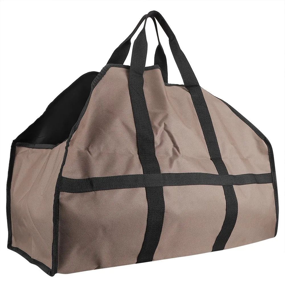 Coffee Color Firewood Storage Carrier