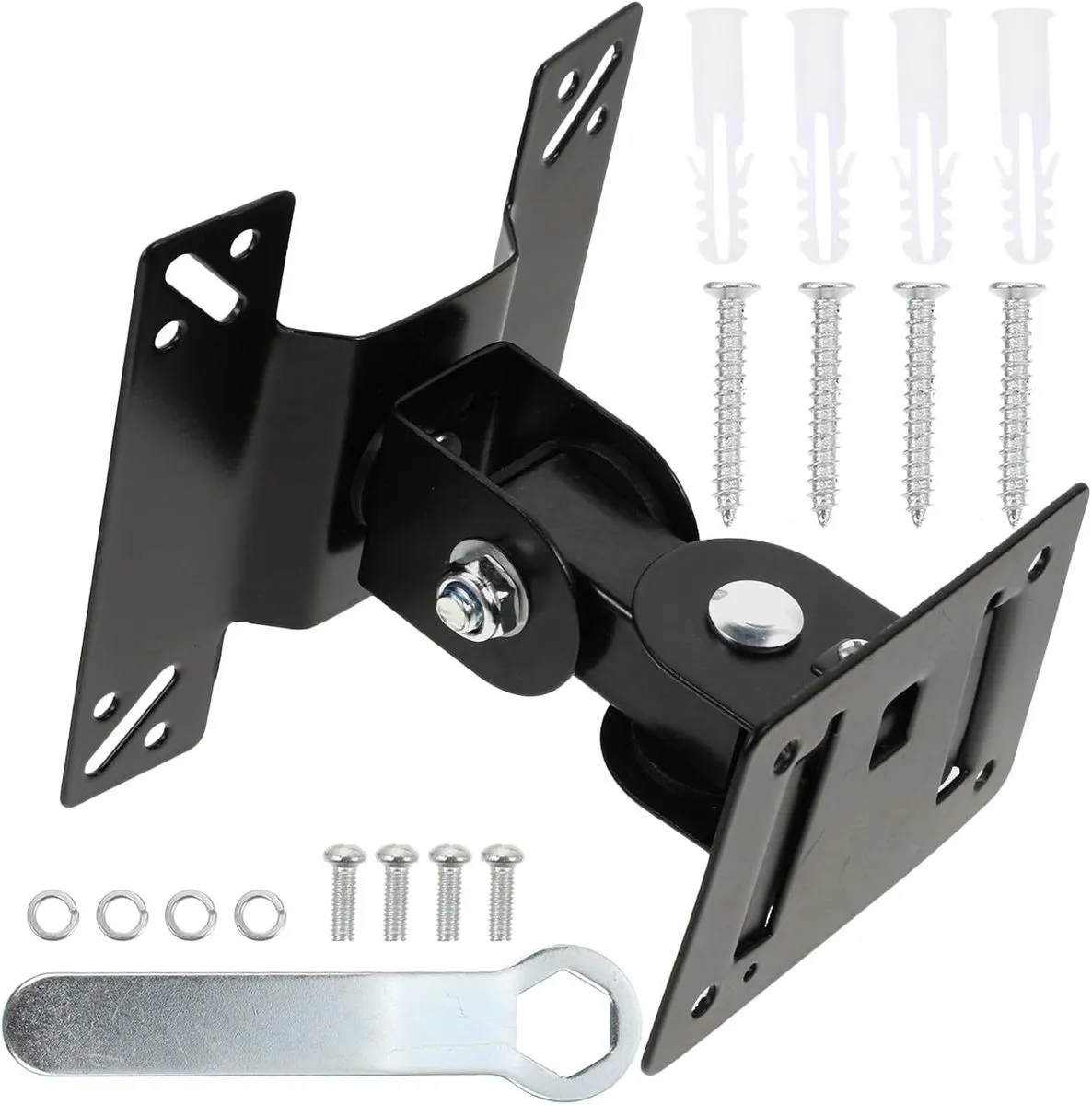 360 Rotatable Monitor Mount Bracket Compatible with 14-27 Inch LCD Screen