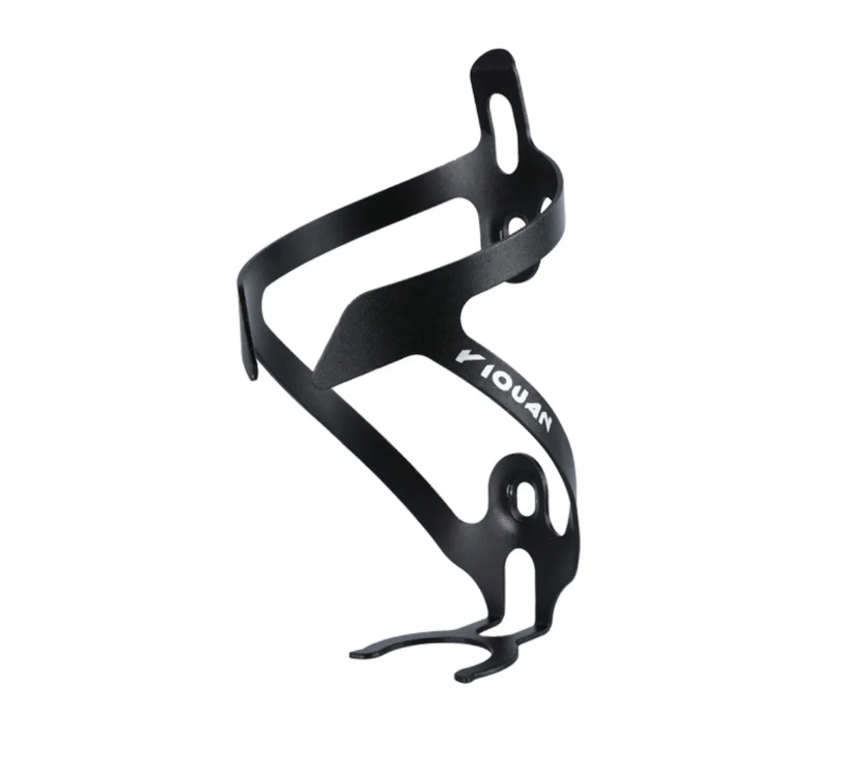 Lightweight Bike Bottle Holder Aluminium Alloy Bottle Cage Cup Bracket - Black