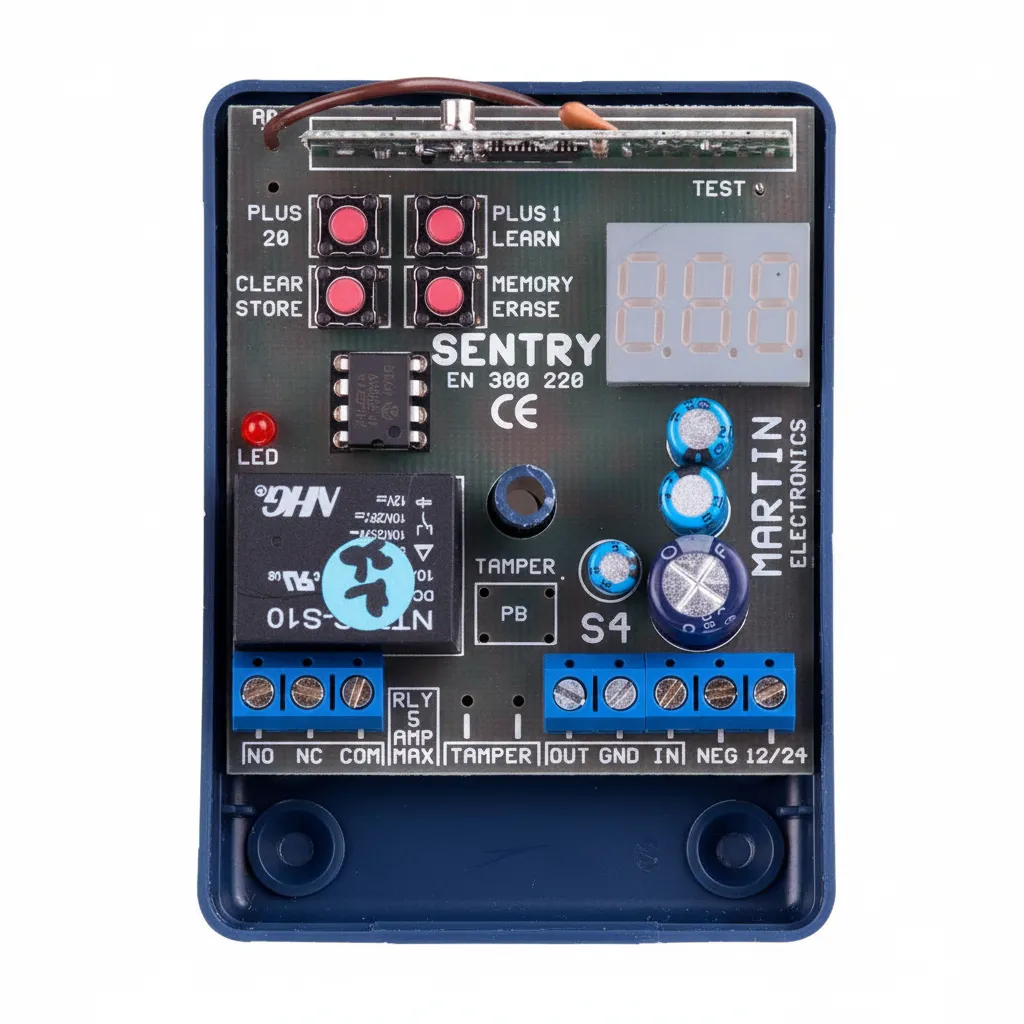 Sentry High-Capacity Code-Hopping Receiver for Gates and Complexes