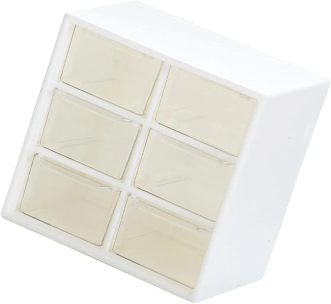 Multi Desktop Drawer Organizer Storage Box for Stationery and Cosmetics