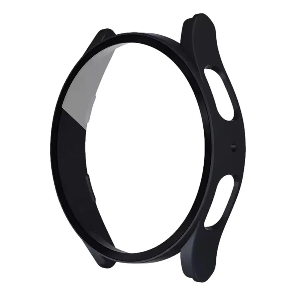 40mm Hard Case with Glass Compatible with Samsung Galaxy Watch 5 - Black