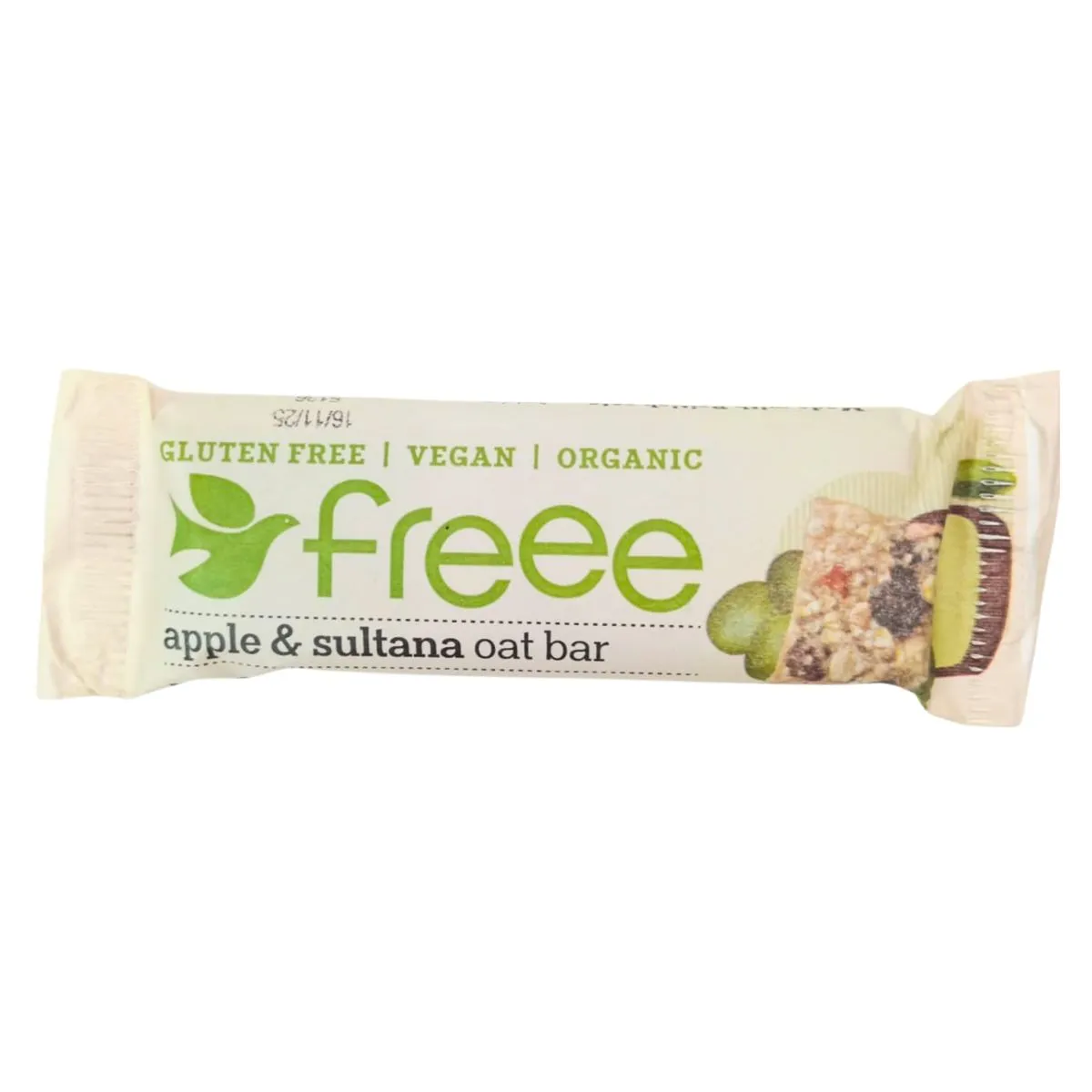 Organic Apple Oat Bars with Sultanas (Single)