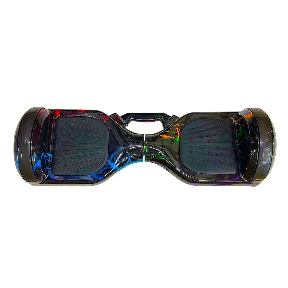 6.5 inch Hoverboards with Music Speakers LED Lights self-balancing Wheel - Black Lightning