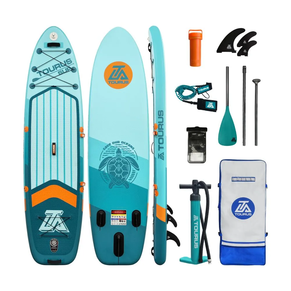 Tourus 10'6" Inflatable Stand Up Paddle Board SUP Kit 320cm - Blue