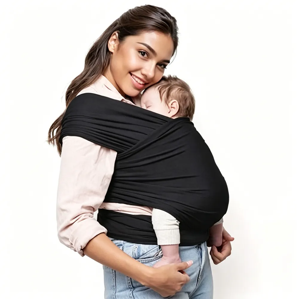 Maternity Baby Wrap Carrier - Black