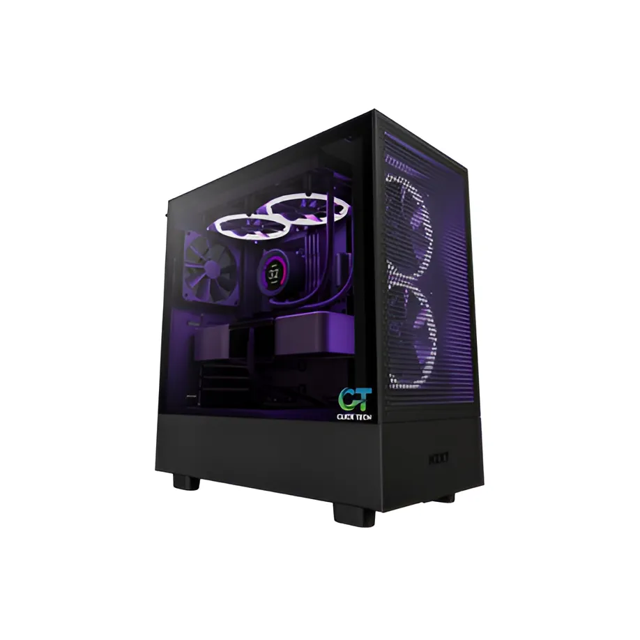 [ClickTech PreBuilt] Liquid Cooled RTX 5070 Ryzen 7 9850X3D "Sun Breathing"