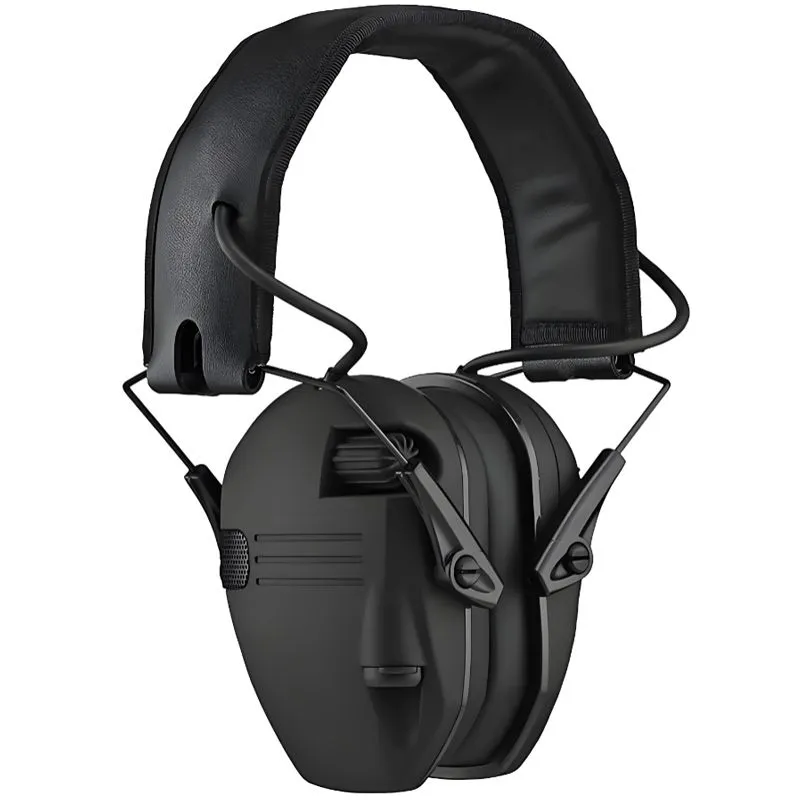 Hunt Noise Hearing Earmuff Hearing Protector Electronic Shooting Ear Muffs - Black