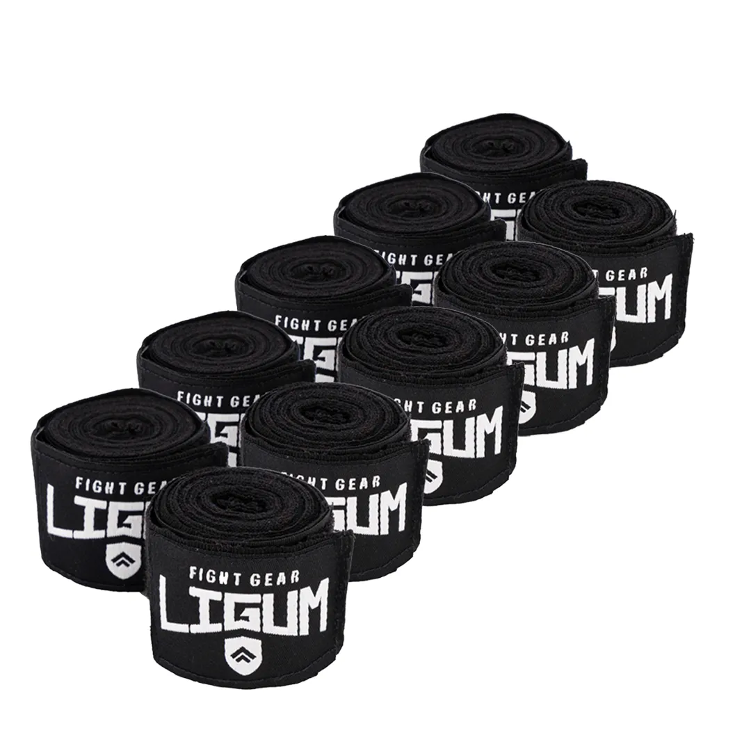 5 Pack of Boxing Wraps - Black