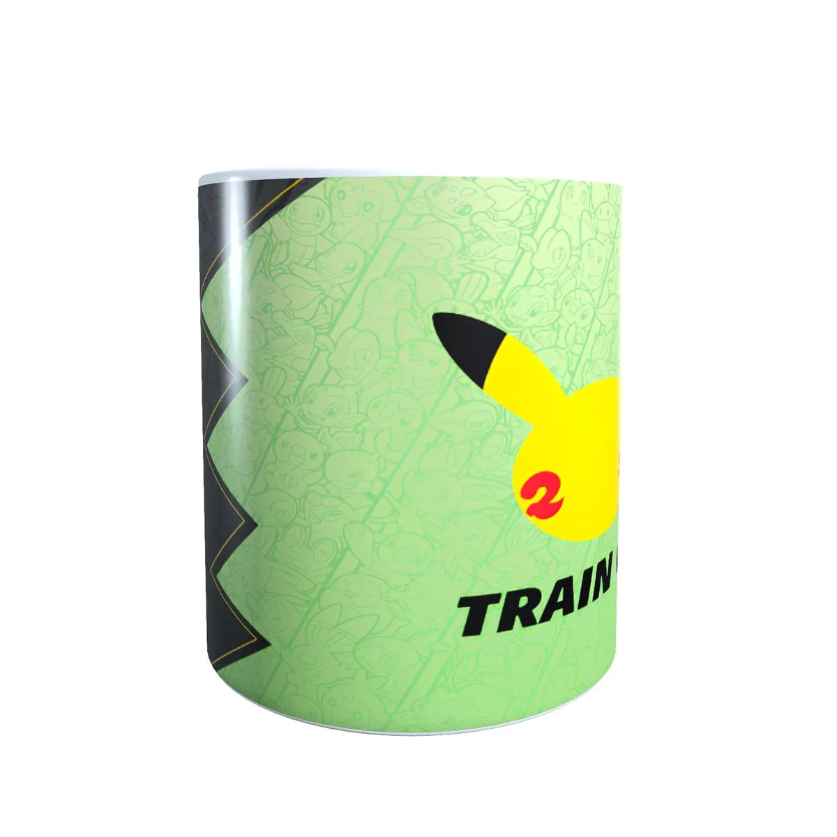25th Anniversary Green - Pokemon Themed Coffee Mug
