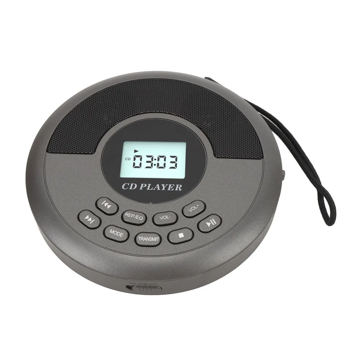 Portable CD Player USB BT Rechargeable Compatible With Home Car