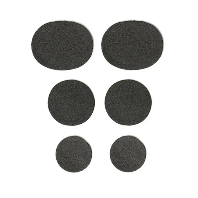Synergy360 Sneaker Shoe Hole Repair Patches 6 Pieces - Black