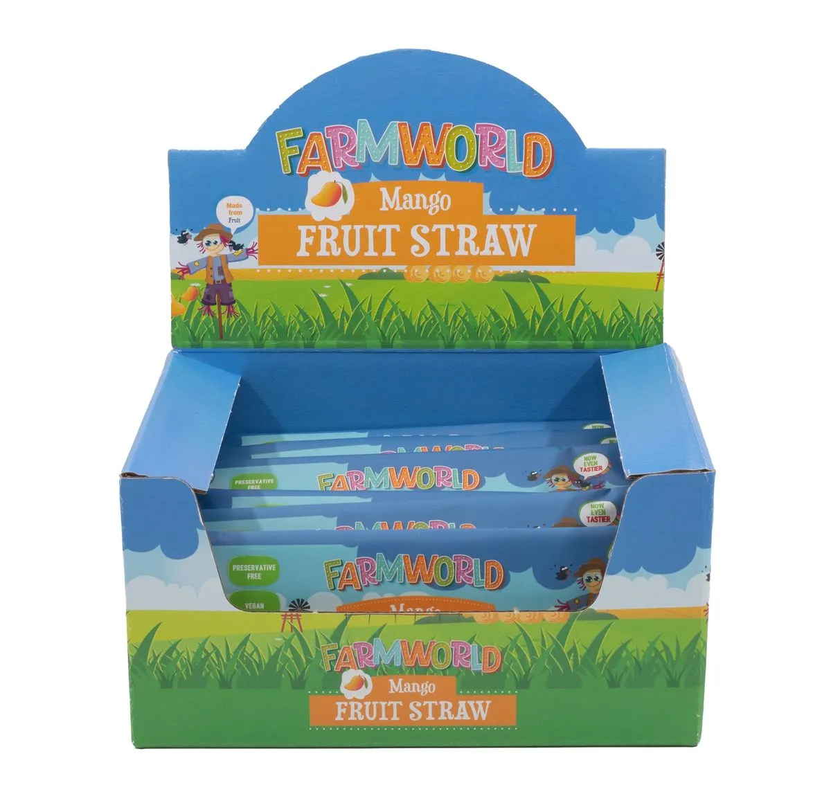 Farm World 16g Fruit Straw Mango (24 x 16g Units)