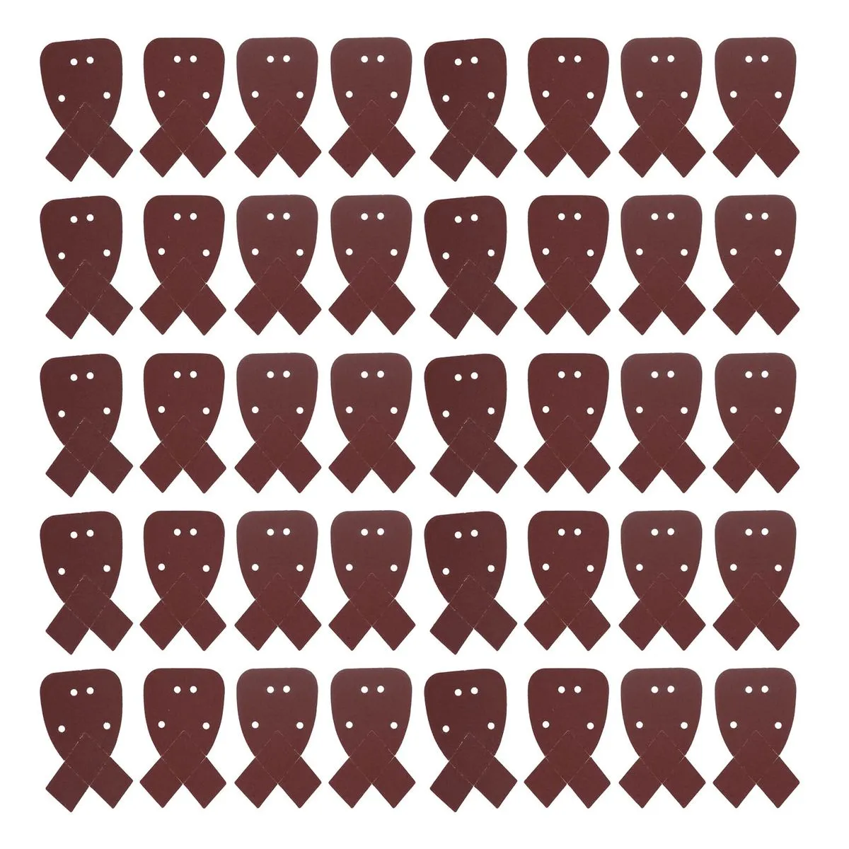 40 Pieces 120 Grit Sandpaper, 4-Hole for Sanding Machines
