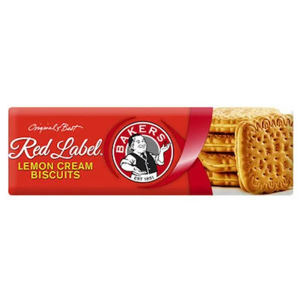 Bakers - Red Label Lemon Creams 12x200g Bulk Pack