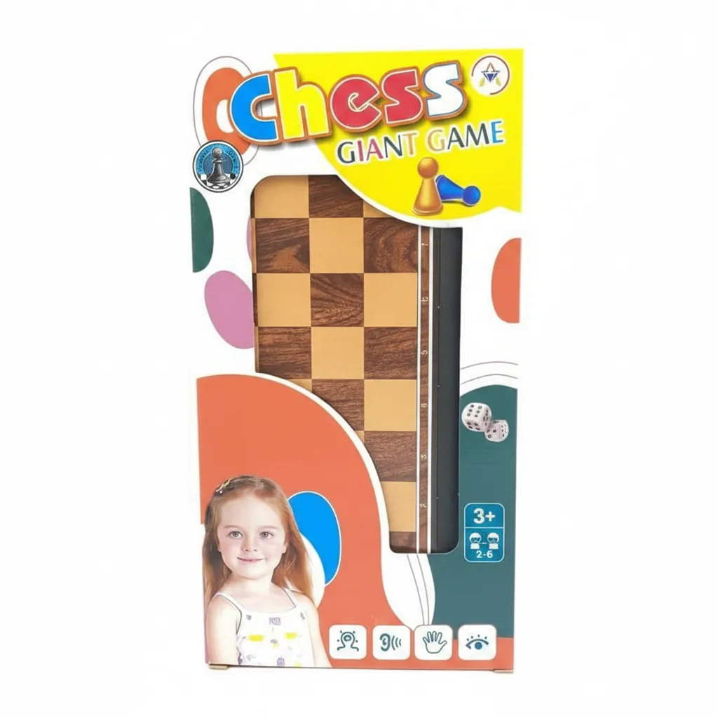 Classic Chess Set with Full-Size Pieces for All Ages