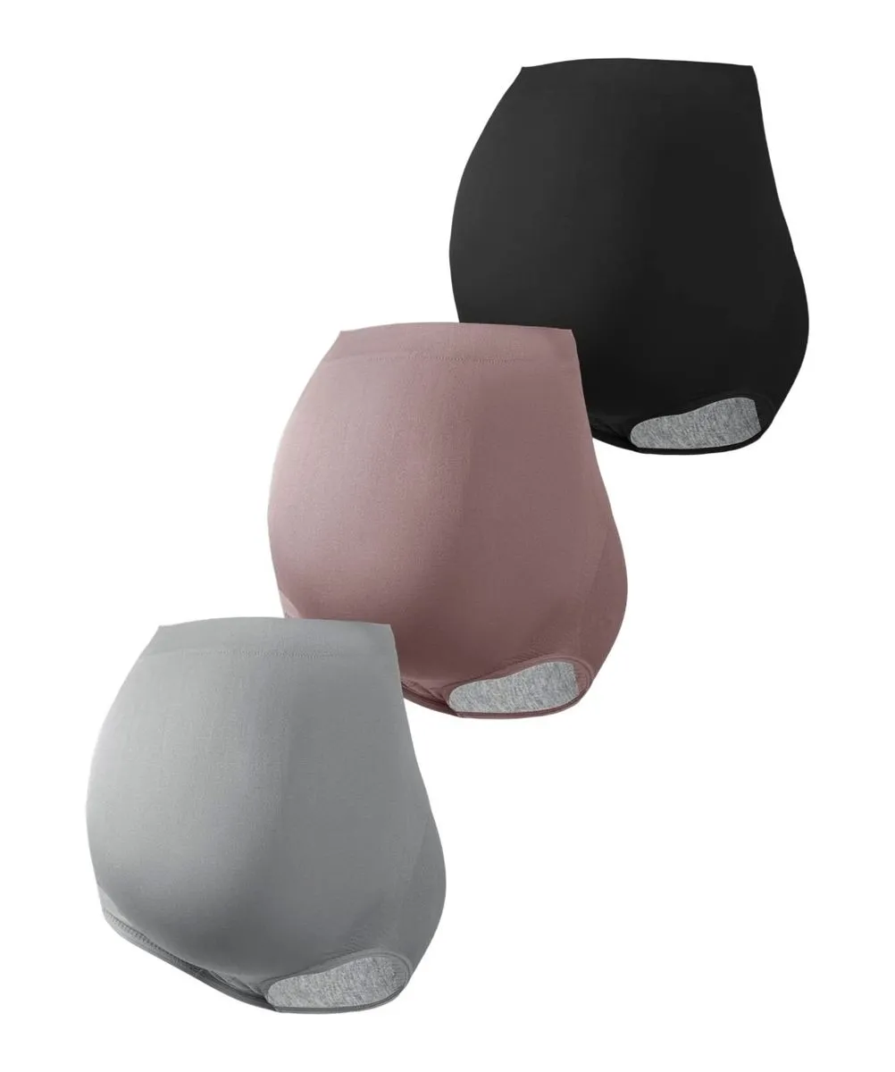 3 Pack Maternity Support High Waist Pregnancy Underwear Size Large