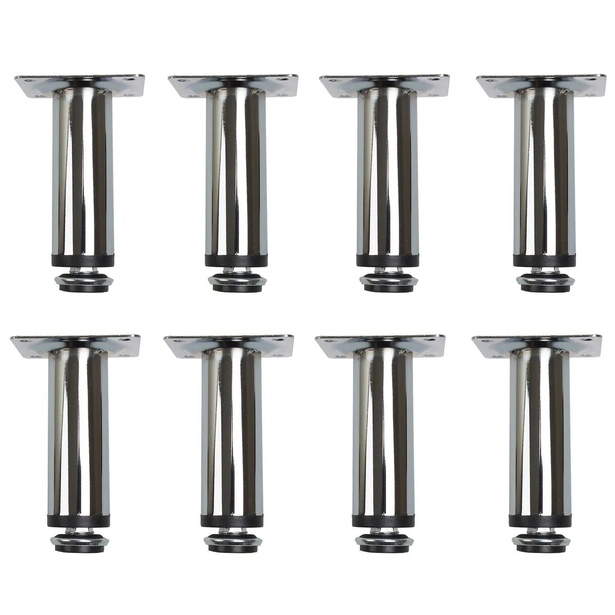 8PCS Steel Furniture Legs Adjustable Sofa Leg Table Cabinet Legs