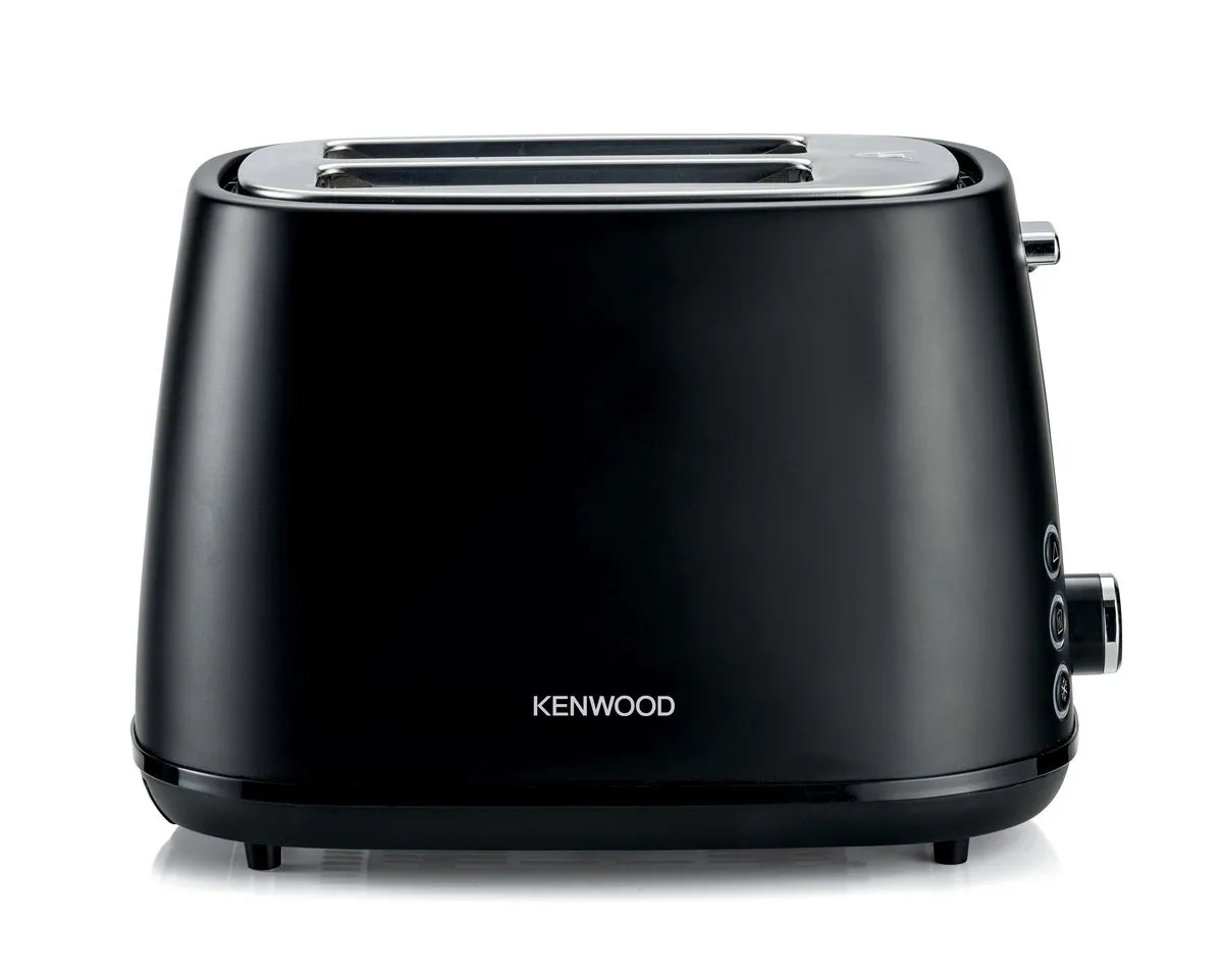 Kenwood - Elementa Stainless Steel 2 Slice Toaster TCM37.000 - Black, Silver